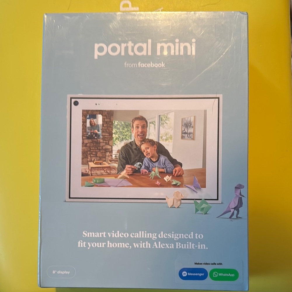 Portal Mini Facebook/Amazon Camera for Video and Photo gallery